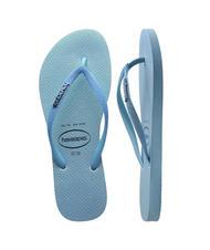 HAVAIANAS SLIM GLITTER IRIDESCENT Tongs bleu lavande - Chaussures Femme - 4