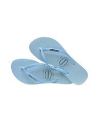 HAVAIANAS SLIM GLITTER IRIDESCENT Tongs bleu lavande - Chaussures Femme - 5