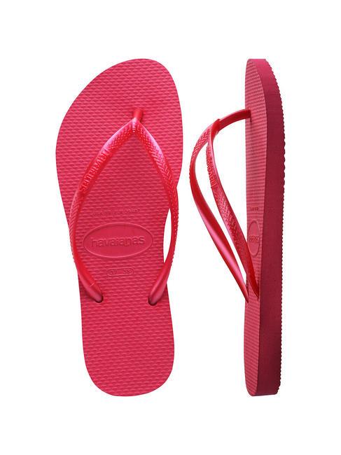 Tongs HAVAINAS SLIM fièvre rose - Chaussures Femme