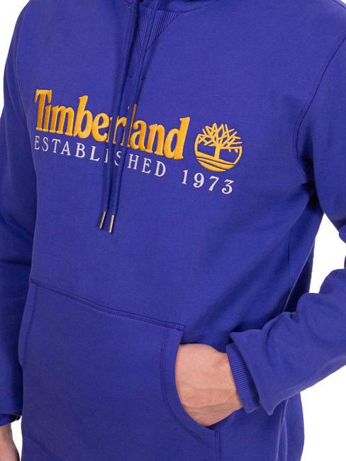 LS  Sweatshirt à capuche clématite bleue wb - Pulls molletonnés