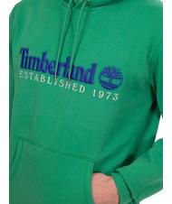 TIMBERLAND LS  Sweatshirt à capuche vert celtique wb - Pulls molletonnés - 3