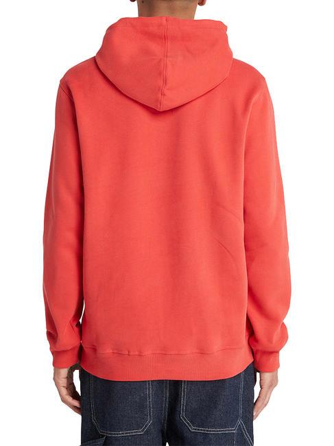LS  Sweatshirt à capuche aura orange wb - Pulls molletonnés