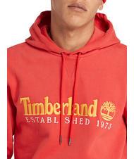 TIMBERLAND LS  Sweatshirt à capuche aura orange wb - Pulls molletonnés - 3
