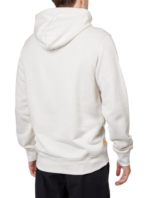 REFIBRA  Sweatshirt &agrave; capuche mill&eacute;sime blanc - Pulls molletonn&eacute;s
