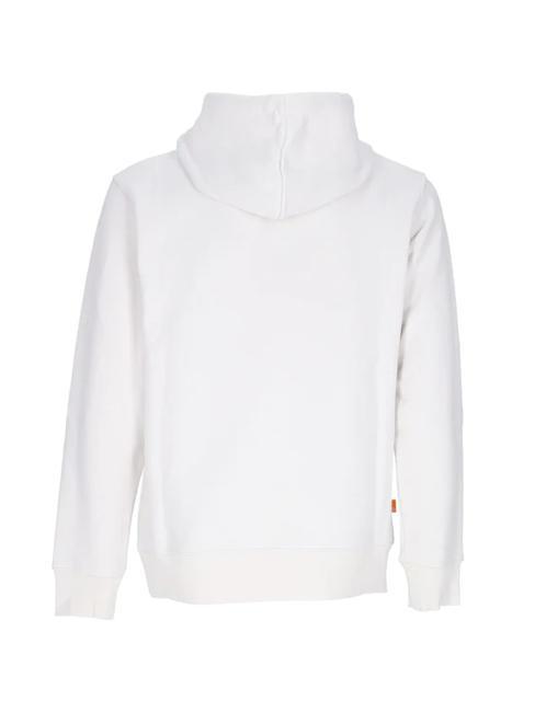 REFIBRA  Sweatshirt &agrave; capuche mill&eacute;sime blanc - Pulls molletonn&eacute;s