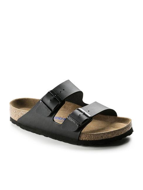 ARIZONA BIRKO-FLOR Sandale pantoufle noir - Chaussures unisexe