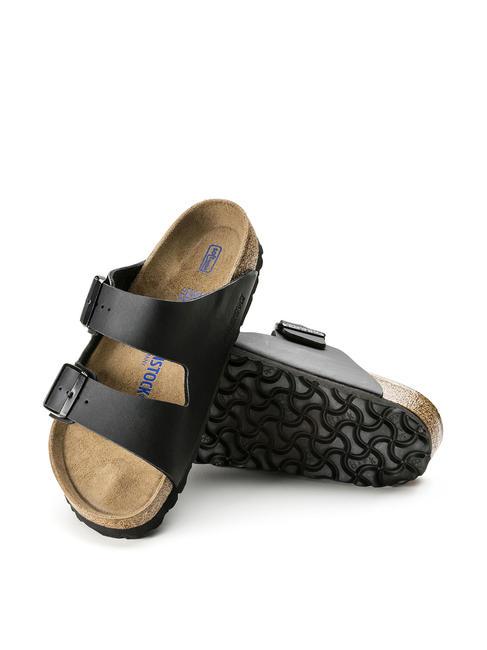 ARIZONA BIRKO-FLOR Sandale pantoufle noir - Chaussures unisexe