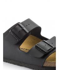BIRKENSTOCK ARIZONA BIRKO-FLOR Sandale pantoufle noir - Chaussures unisexe - 6