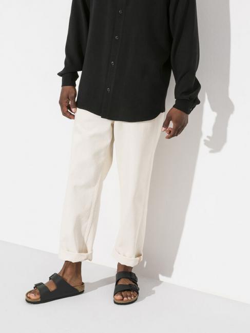 ARIZONA BIRKO-FLOR Sandale pantoufle noir - Chaussures unisexe