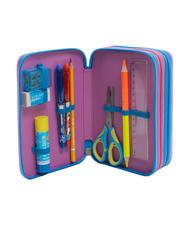 CAMOMILLA DREAMS&FLOWERS Trousse 3 zips avec trousse scolaire Noir - Étuis et Accessoires - 3