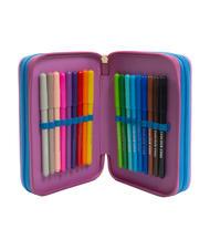 CAMOMILLA DREAMS&FLOWERS Trousse 3 zips avec trousse scolaire Noir - Étuis et Accessoires - 4