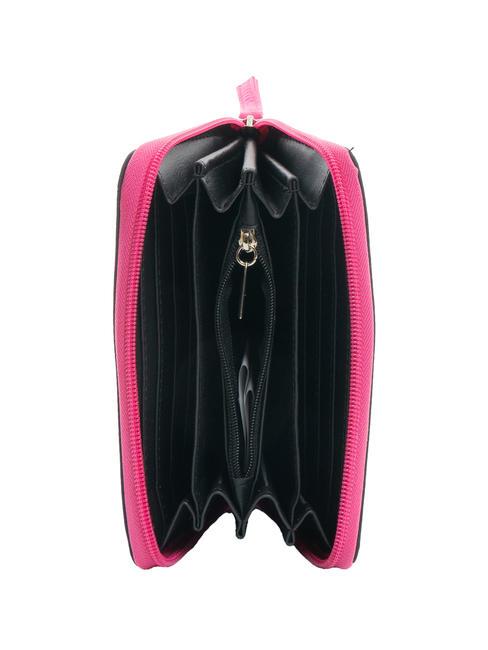 DON'T WORRY BE HIPPY Grand portefeuille zippé autour Noir - Sacs et accessoires Enfants