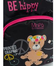 MINIPA' DON'T WORRY BE HIPPY Mini sac à dos Noir - Sacs à dos pour l'École & les Loisirs - 3