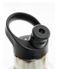 CARTOMANIA GIFT&DECOR Gourde avec bouchon paille 500 ml argent - Bouteilles thermiques - 4