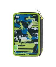 SJGANG EVER Trousse 3 zips avec trousse scolaire Bluedeep - Étuis et Accessoires - 5