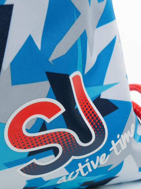 ACTIVE TIME Cartable Impression bleu - Sacs à dos pour l'École & les Loisirs