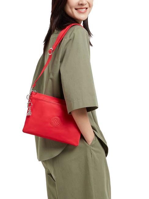 RIRI L Sac bandoulière plat Paka rose de fête - Sacs pour Femme