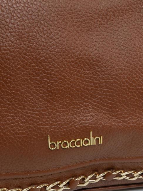 NORA Sac cabas en cuir marron - Sacs pour Femme
