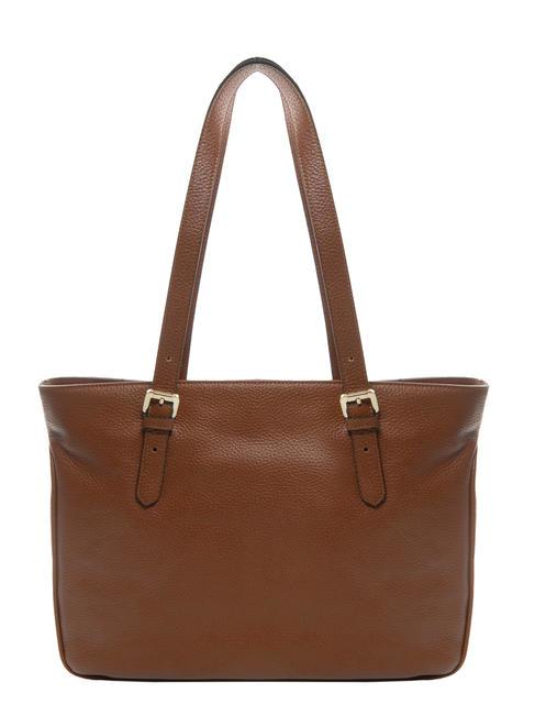 NORA Sac cabas en cuir marron - Sacs pour Femme