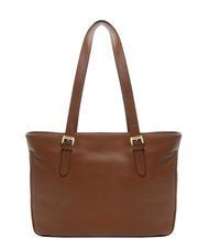 BRACCIALINI NORA Sac cabas en cuir marron - Sacs pour Femme - 4