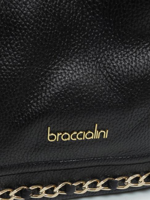 NORA Sac sac en cuir noir - Sacs pour Femme