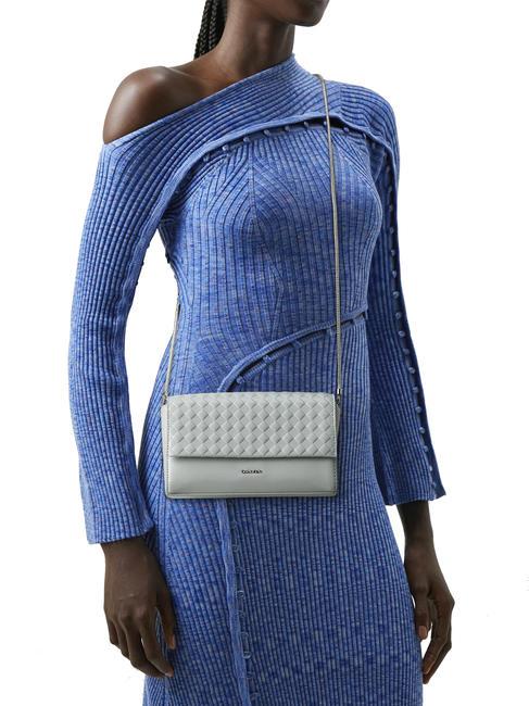 CALVIN MINI QUILT Mini sac à bandoulière pigeon - Sacs pour Femme