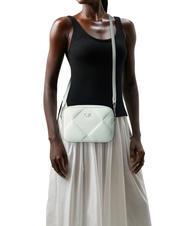 CALVIN KLEIN QUILT Sac bandoulière pour appareil photo vert laiteux - Sacs pour Femme - 5