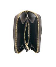 BRACCIALINI MONOGRAM Petit portefeuille zippé autour marron - Portefeuilles Femme - 2