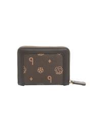 BRACCIALINI MONOGRAM Petit portefeuille zippé autour marron - Portefeuilles Femme - 3