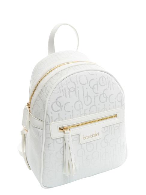 FONT Sac &agrave; dos jacquard blanc - Sacs pour Femme