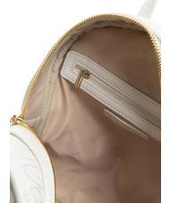BRACCIALINI FONT Sac &agrave; dos jacquard blanc - Sacs pour Femme - 5