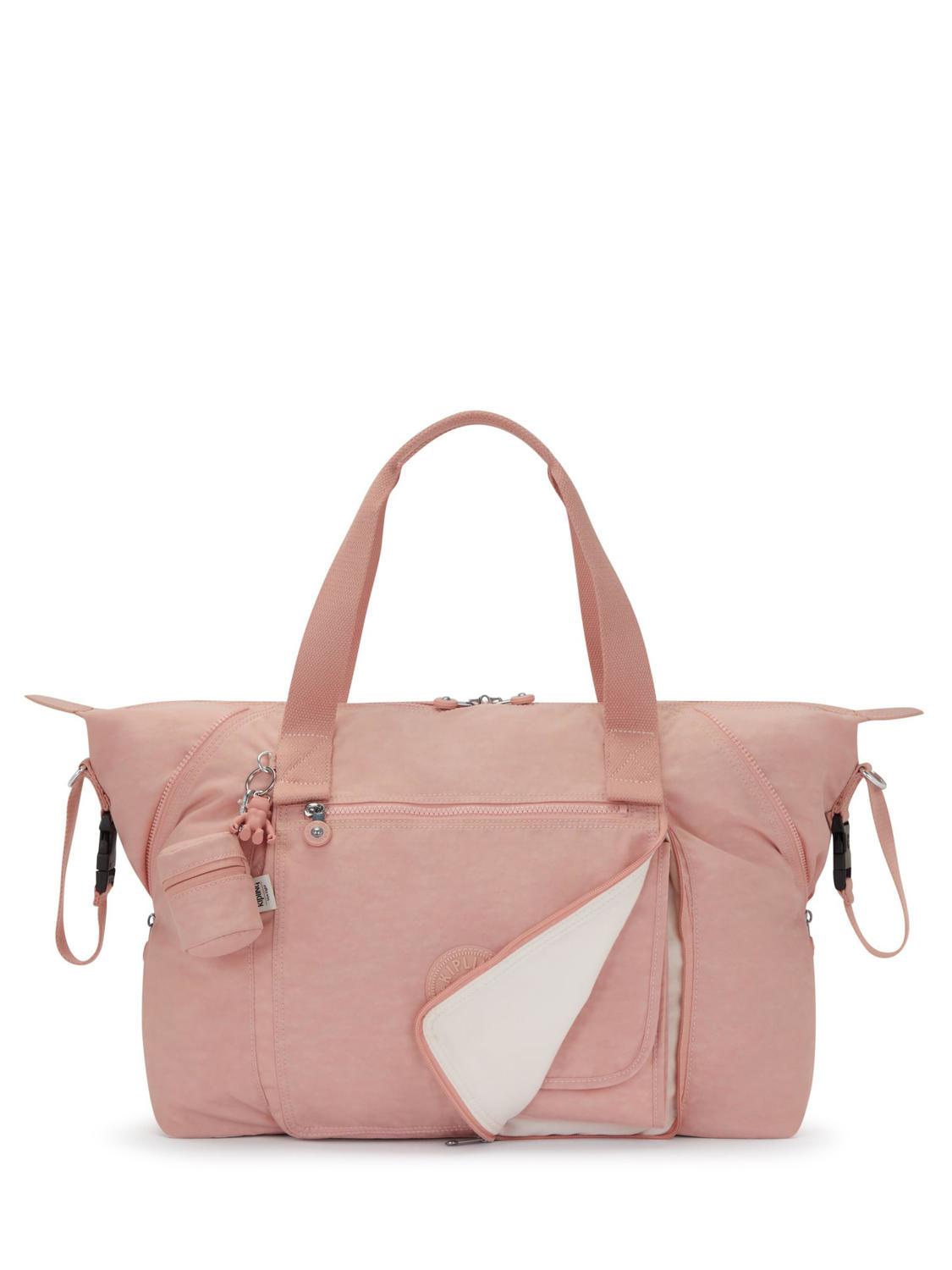 Kipling Art M Baby Bag Sac Avec Matelas A Langer Et Porte Biberon Roses Tendres Achetez A Prix Outlet