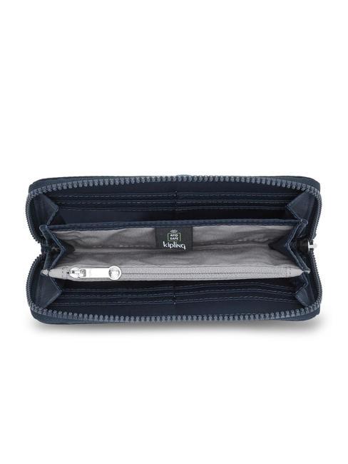 IMALI Grand portefeuille zippé autour bleu paka - Sacs pour Femme