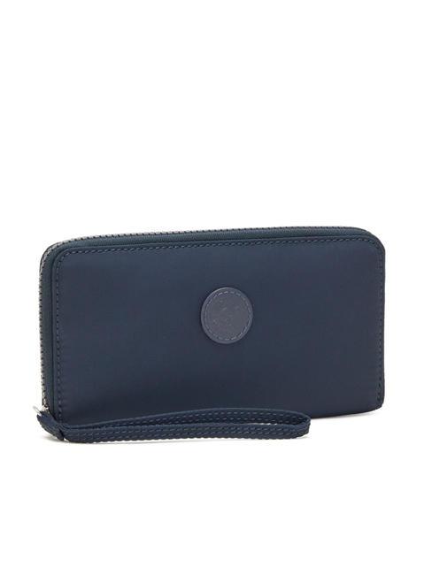 IMALI Grand portefeuille zippé autour bleu paka - Sacs pour Femme