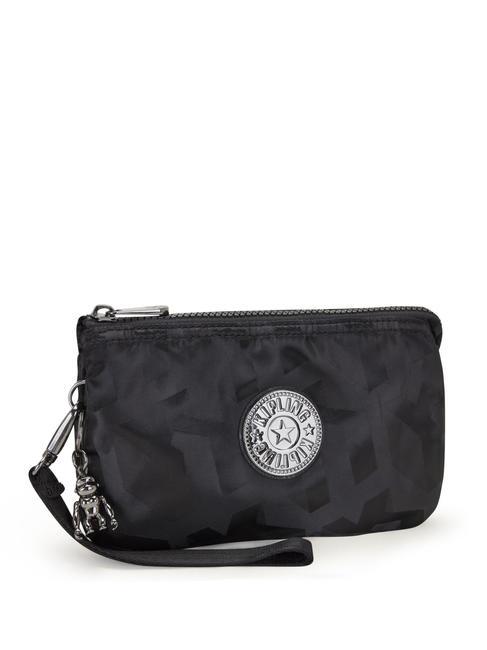 CREATIVITY XL Pochette avec manchette jacquard 3D noir - Sacs pour Femme