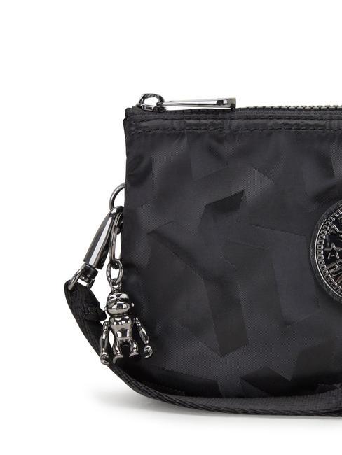 CREATIVITY XL Pochette avec manchette jacquard 3D noir - Sacs pour Femme