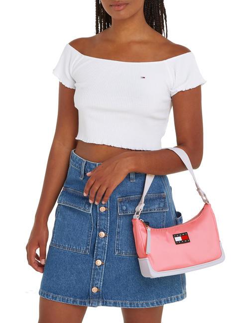 TOMMY JEANS Hobo Sac d'épaule rose chatouillé - Sacs pour Femme