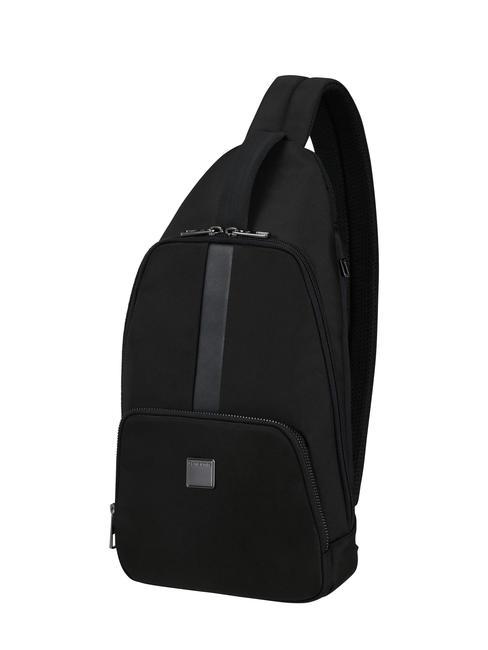 SACKSQUARE  Sac à dos à une épaule NOIR - Sacs à dos pour ordinateur portable