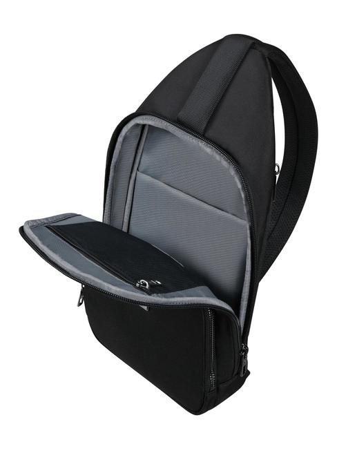 SACKSQUARE  Sac à dos à une épaule NOIR - Sacs à dos pour ordinateur portable