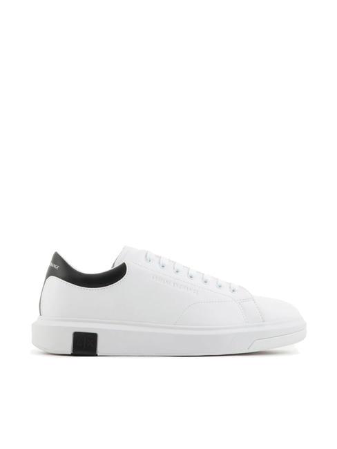 ACTION Baskets en cuir op.blanc + noir - Chaussures Homme