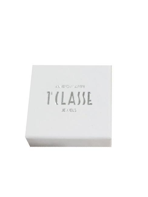 BROADWAY Boucles d'oreilles cercle avec pendentif acier - Boucles d'oreilles