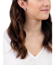 ALVIERO MARTINI PRIMA CLASSE CHAMPS ELYSEES Boucles d'oreilles doubles avec zircons acier - Boucles d'oreilles - 4