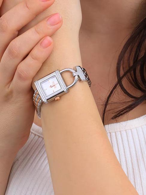 BALI Montre uniquement l'heure acier-or - Montres