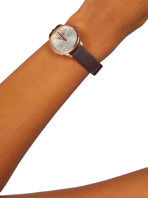 FORMENTERA Montre uniquement l'heure prune d'or - Montres