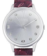 ALVIERO MARTINI PRIMA CLASSE FORMENTERA Montre uniquement l'heure rouge acier - Montres - 4