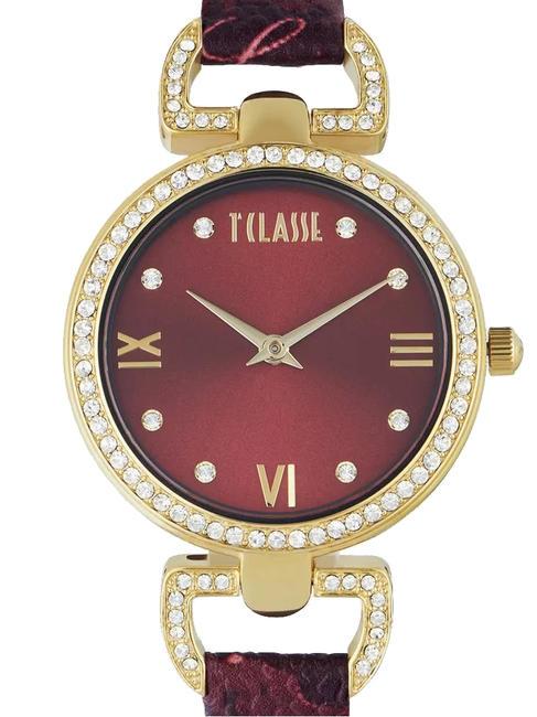 MADAGASCAR Montre uniquement l'heure rouge cerise - Montres