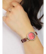 ALVIERO MARTINI PRIMA CLASSE MADAGASCAR Montre uniquement l'heure rouge cerise - Montres - 5