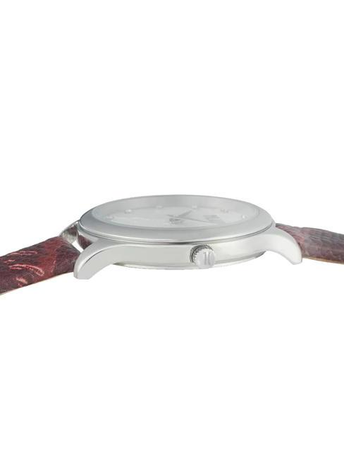 ISCHIA Montre uniquement l'heure rouge acier - Montres