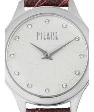 ALVIERO MARTINI PRIMA CLASSE ISCHIA Montre uniquement l'heure rouge acier - Montres - 4