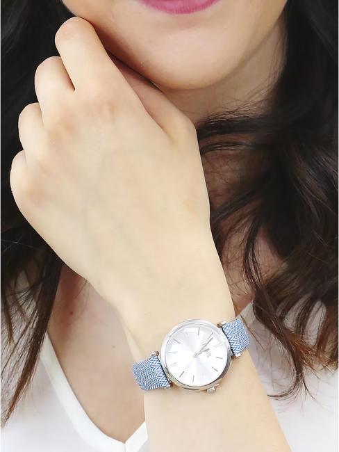 SARDEGNA Montre uniquement l'heure bleu/acier - Montres